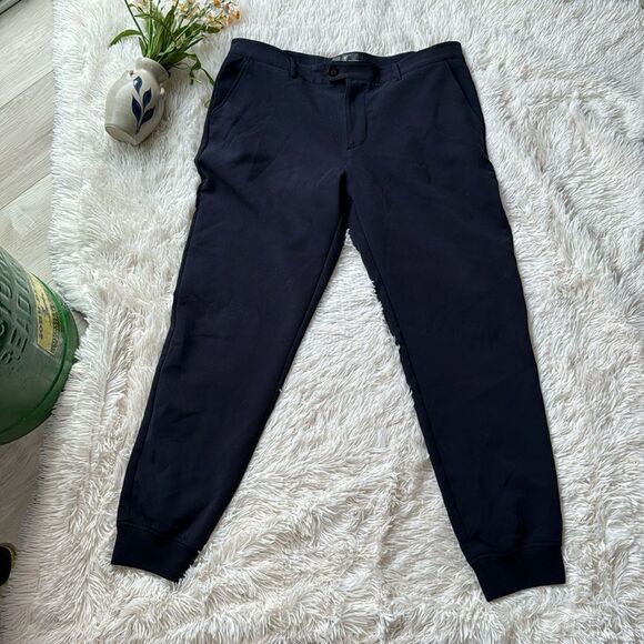 Houston White Twill Jogger Style Pants 38 x 34 - Picture 2 of 6